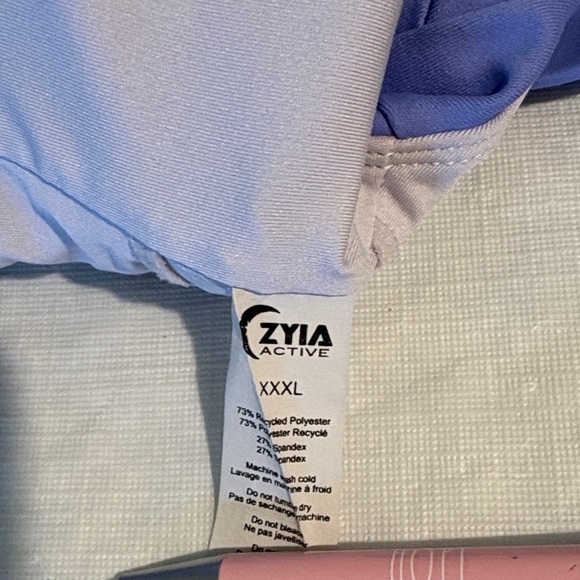 (XXXL)ZYIA Grapemist light and tight Sports Bra and Leggings Set - Picture 6 of 14